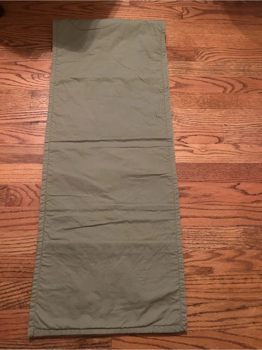 Green & White Cottagecore Inspired Table Runner